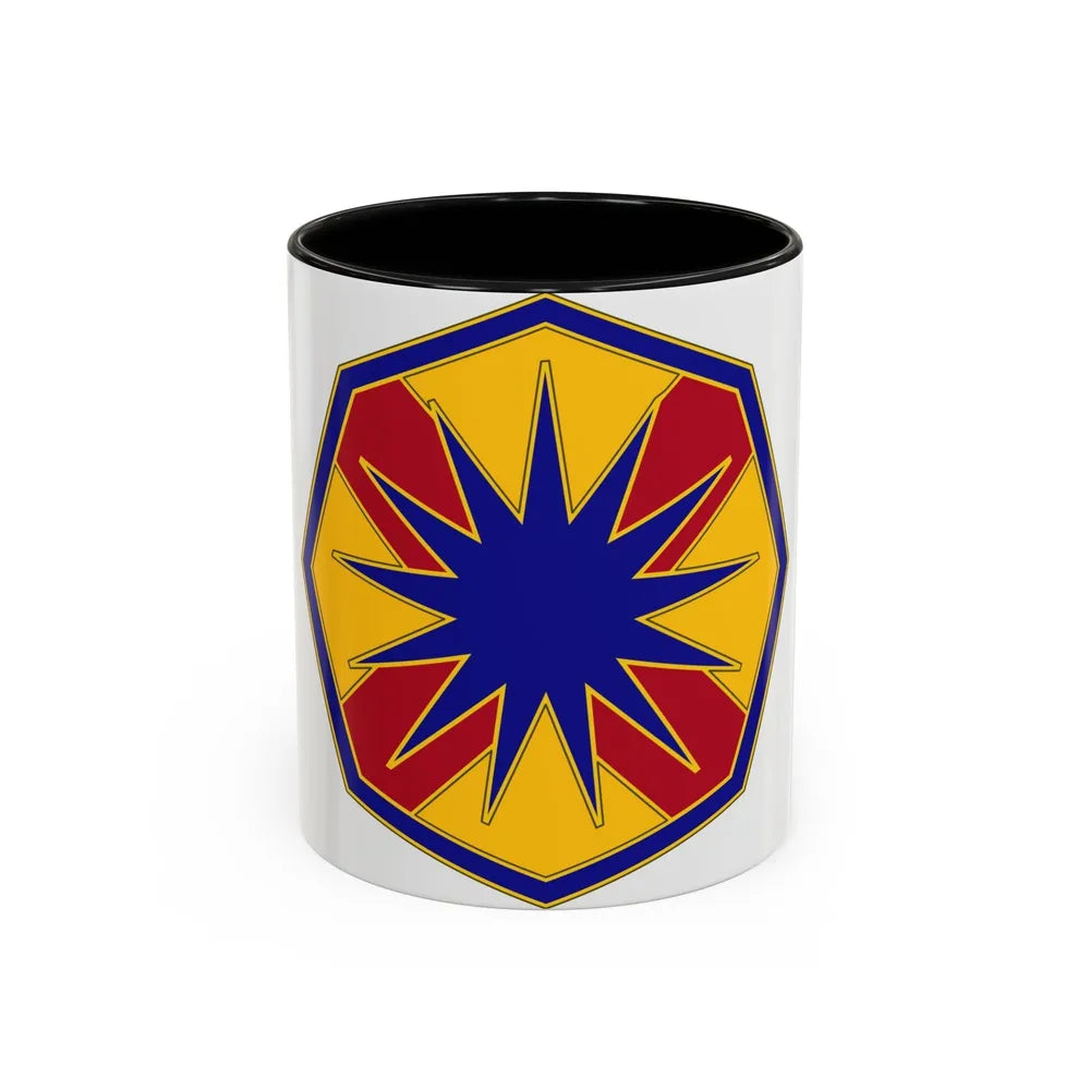 13 Sustainment Command (U.S. Army) Accent Coffee Mug-11oz-Black-Go Mug Yourself