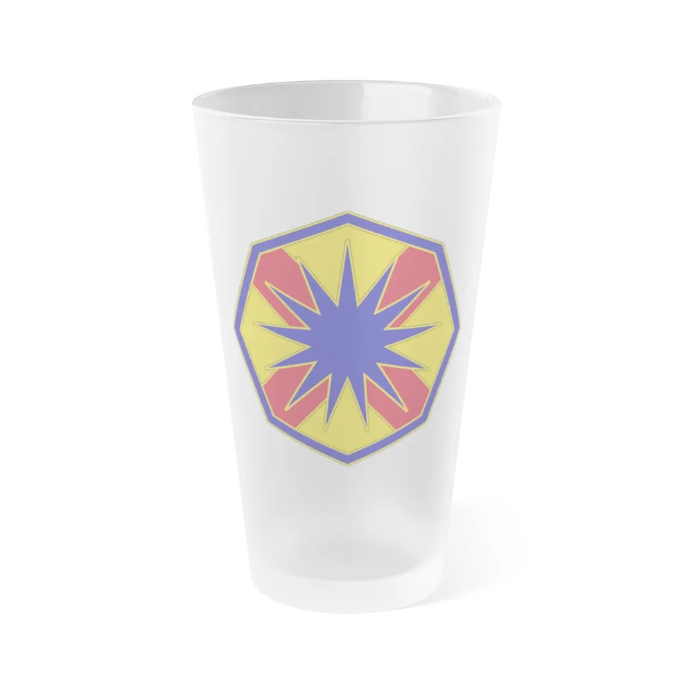 13 Sustainment Command (U.S. Army) Frosted Pint Glass 16oz-Go Mug Yourself