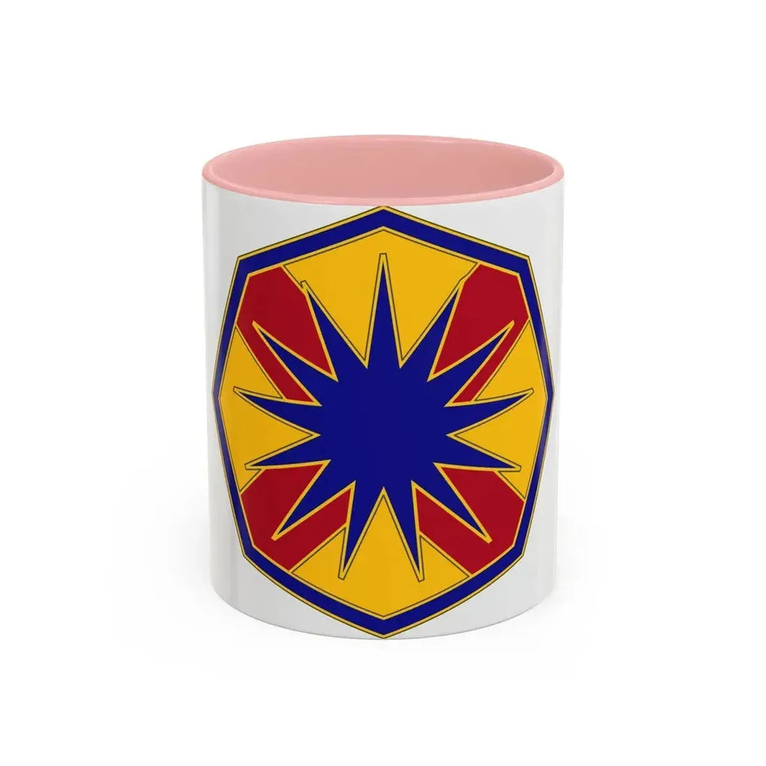 13 Sustainment Command (U.S. Army) Accent Coffee Mug 11oz Pink - Go Mug Yourself