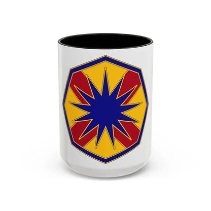 13 Sustainment Command (U.S. Army) Accent Coffee Mug 15oz Black - Go Mug Yourself
