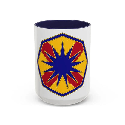 13 Sustainment Command (U.S. Army) Accent Coffee Mug 15oz Navy - Go Mug Yourself