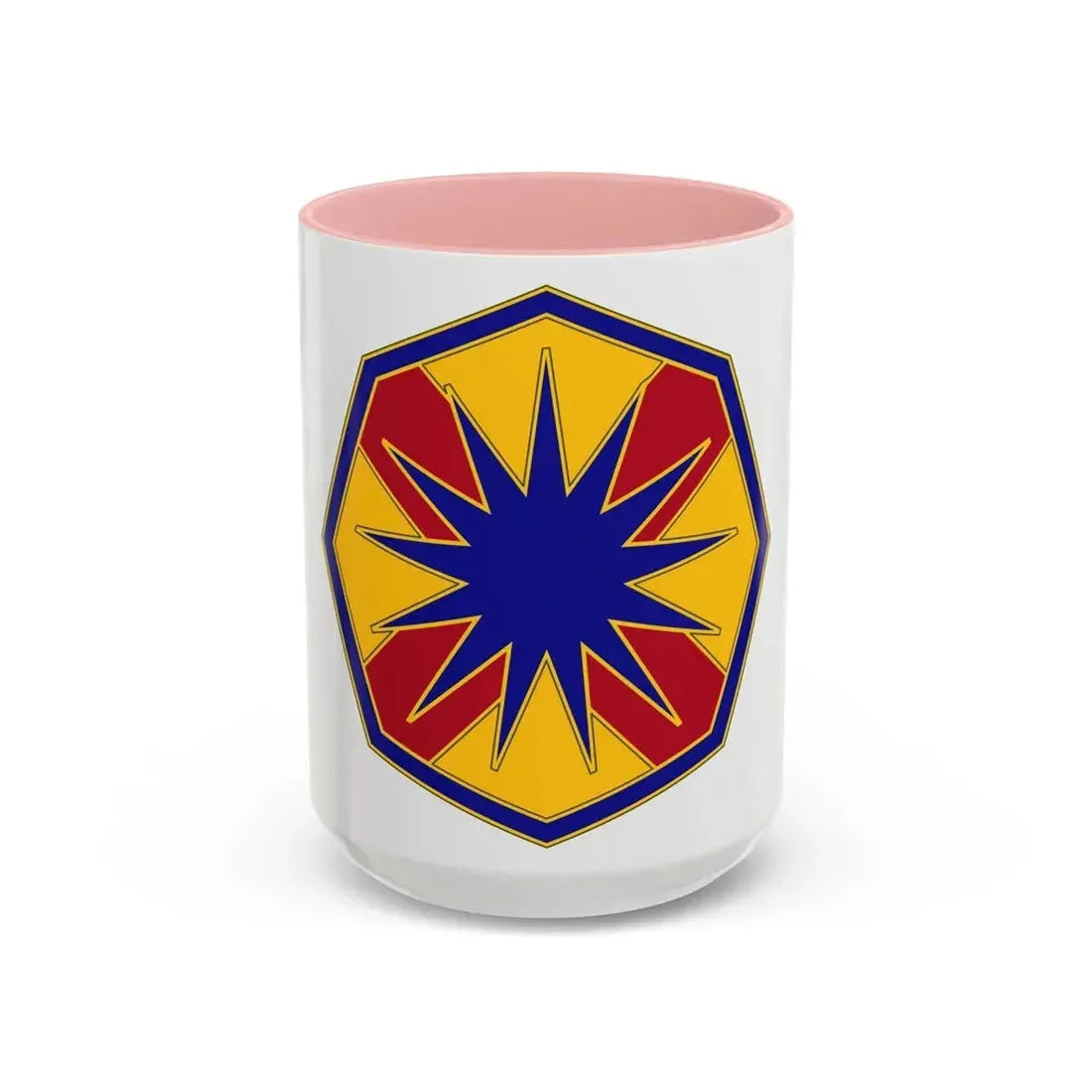 13 Sustainment Command (U.S. Army) Accent Coffee Mug 15oz Pink - Go Mug Yourself