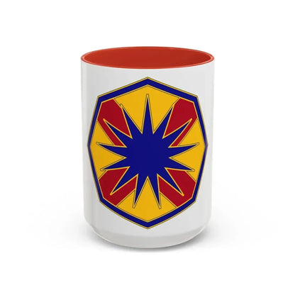 13 Sustainment Command (U.S. Army) Accent Coffee Mug 15oz Red - Go Mug Yourself