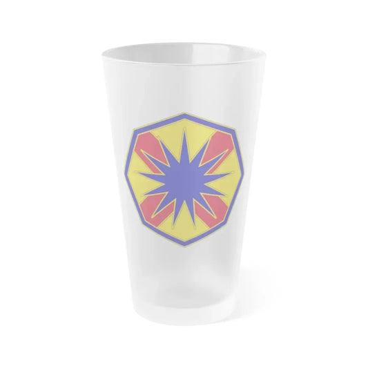 13 Sustainment Command (U.S. Army) Frosted Pint Glass 16oz Default Title - Go Mug Yourself