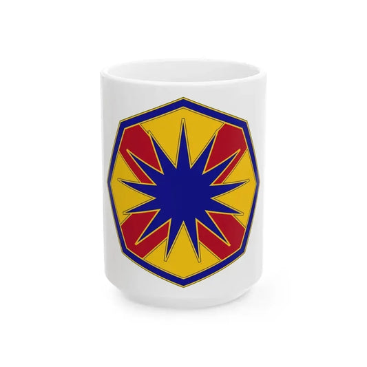 13 Sustainment Command (U.S. Army) White Coffee Mug 15oz - Go Mug Yourself