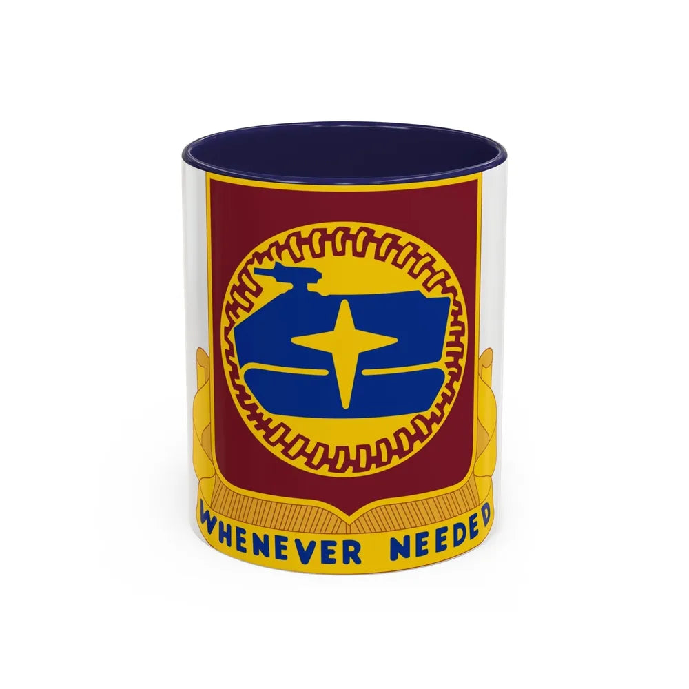 13 Transportation Battalion (U.S. Army) Accent Coffee Mug-11oz-Navy-Go Mug Yourself