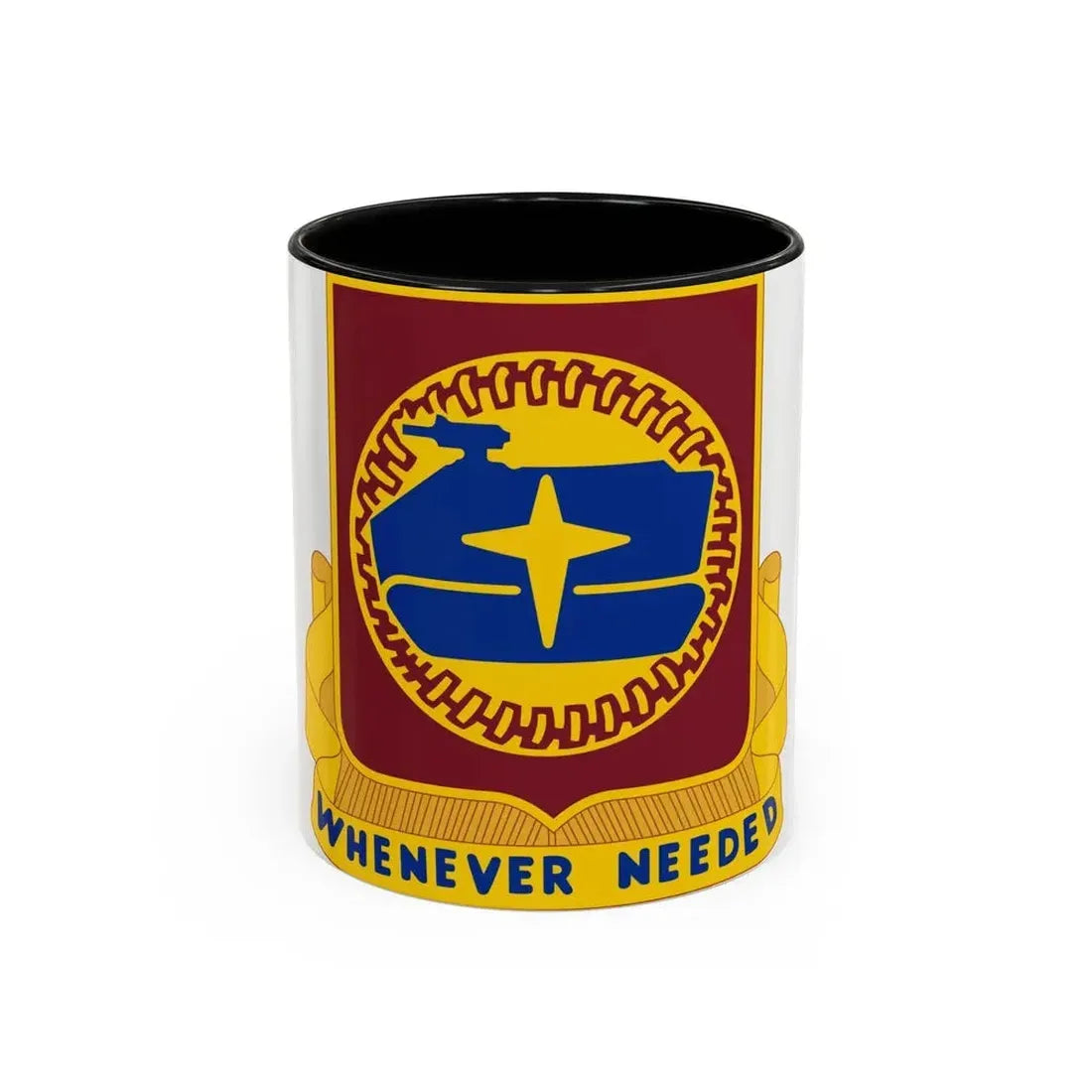 13 Transportation Battalion (U.S. Army) Accent Coffee Mug 11oz Black - Go Mug Yourself