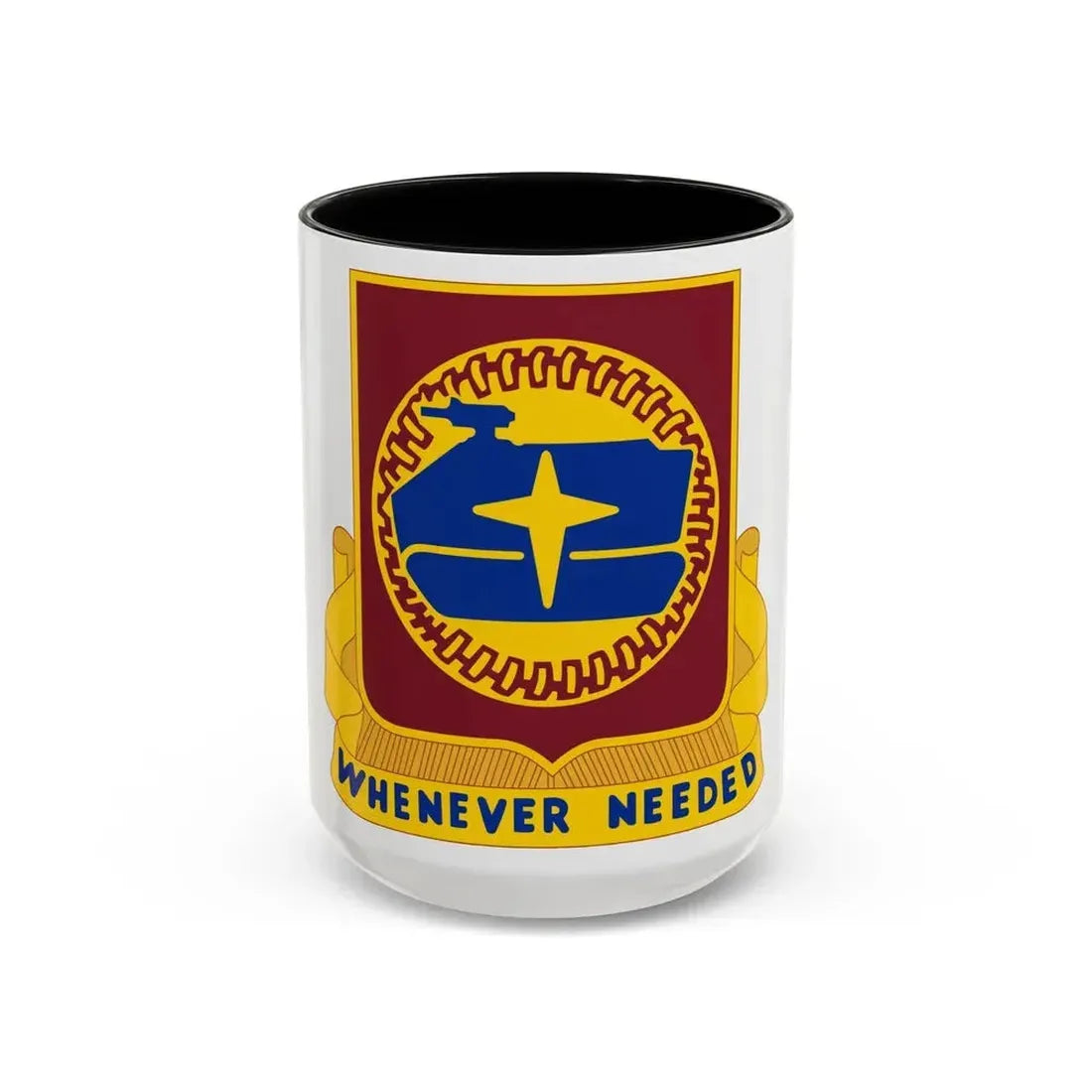 13 Transportation Battalion (U.S. Army) Accent Coffee Mug 15oz Black - Go Mug Yourself