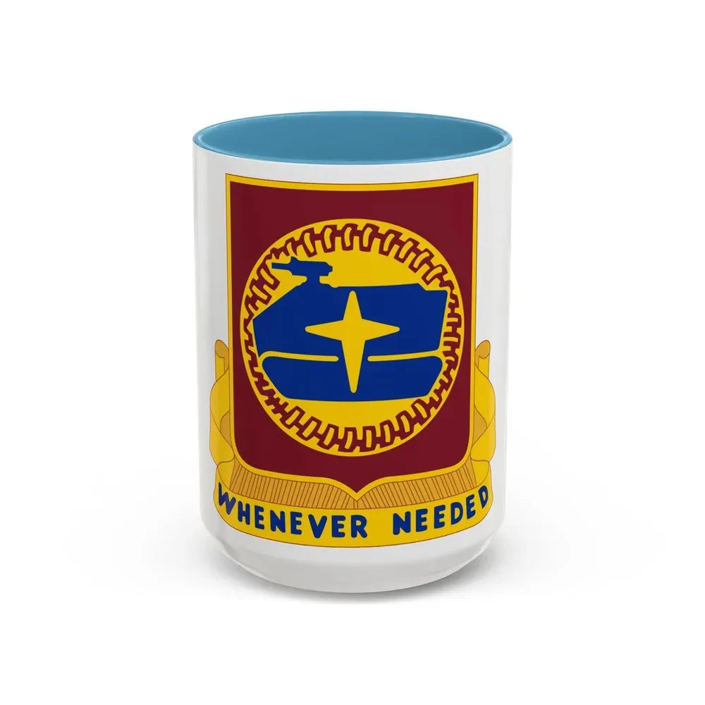 13 Transportation Battalion (U.S. Army) Accent Coffee Mug 15oz Light Blue - Go Mug Yourself