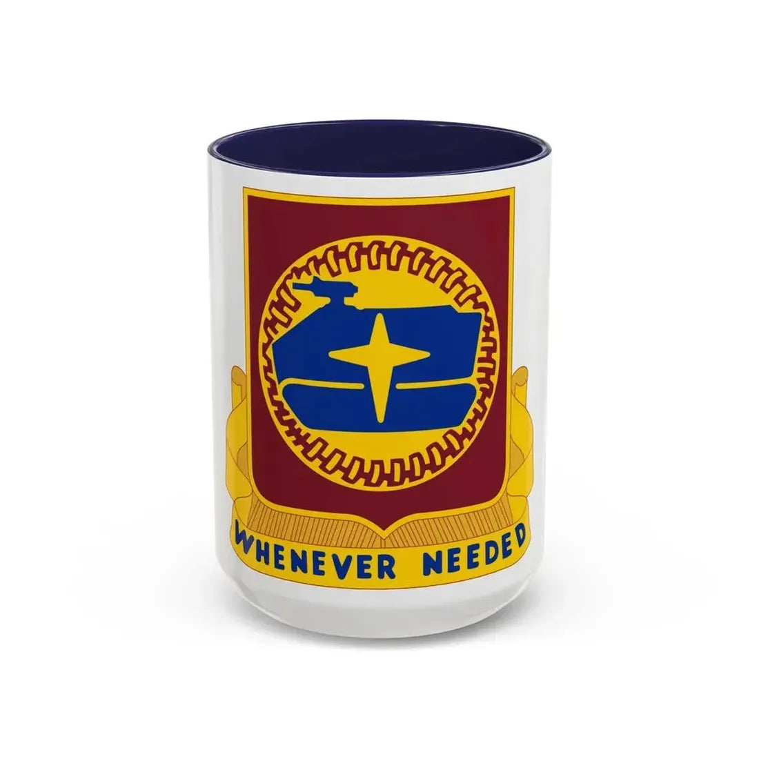 13 Transportation Battalion (U.S. Army) Accent Coffee Mug 15oz Navy - Go Mug Yourself