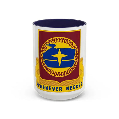 13 Transportation Battalion (U.S. Army) Accent Coffee Mug 15oz Navy - Go Mug Yourself