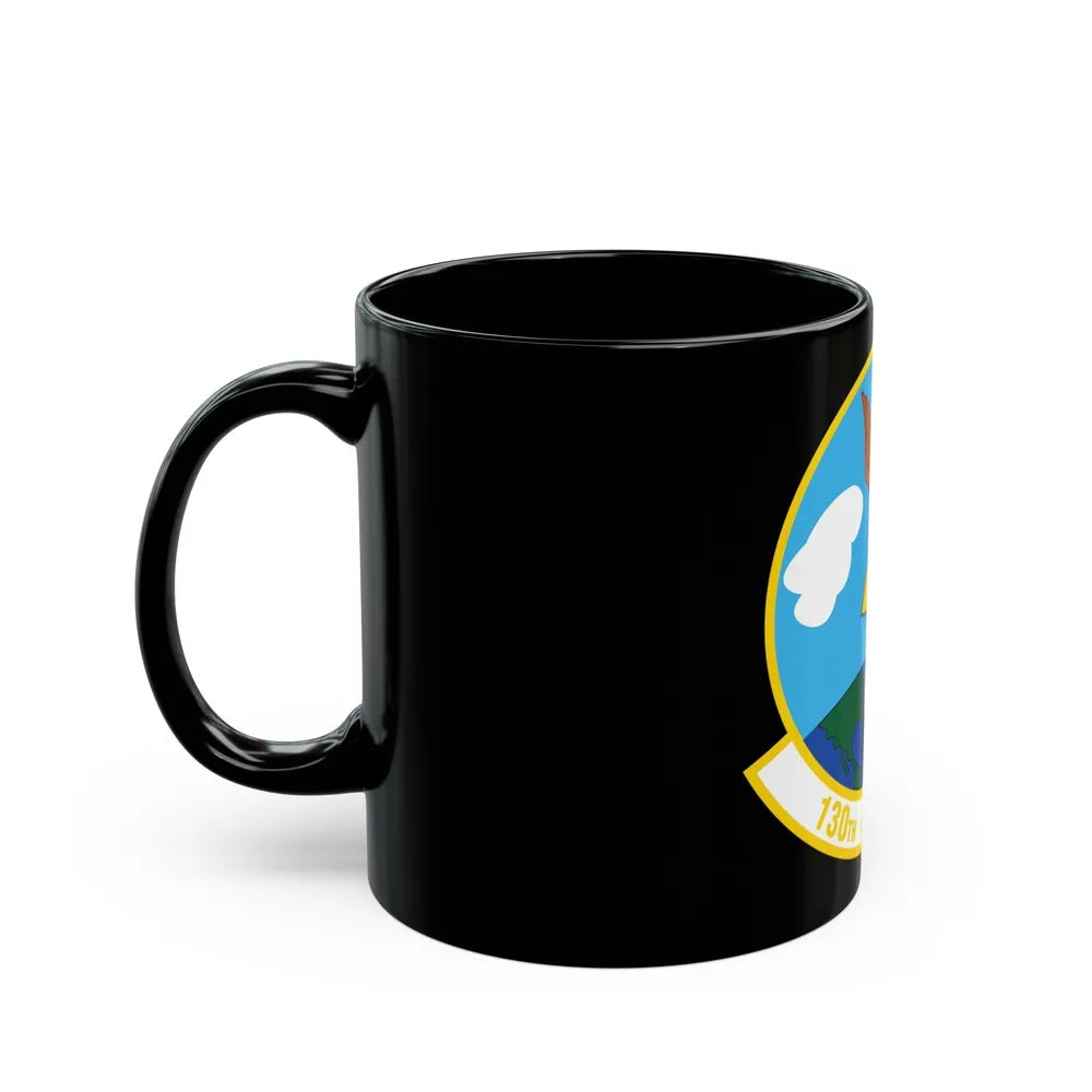 130 Airlift Squadron (U.S. Air Force) Black Coffee Mug-Go Mug Yourself