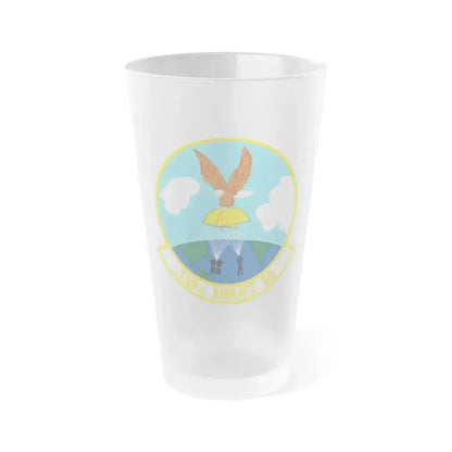 130 Airlift Squadron (U.S. Air Force) Frosted Pint Glass 16oz 16oz Frosted - Go Mug Yourself