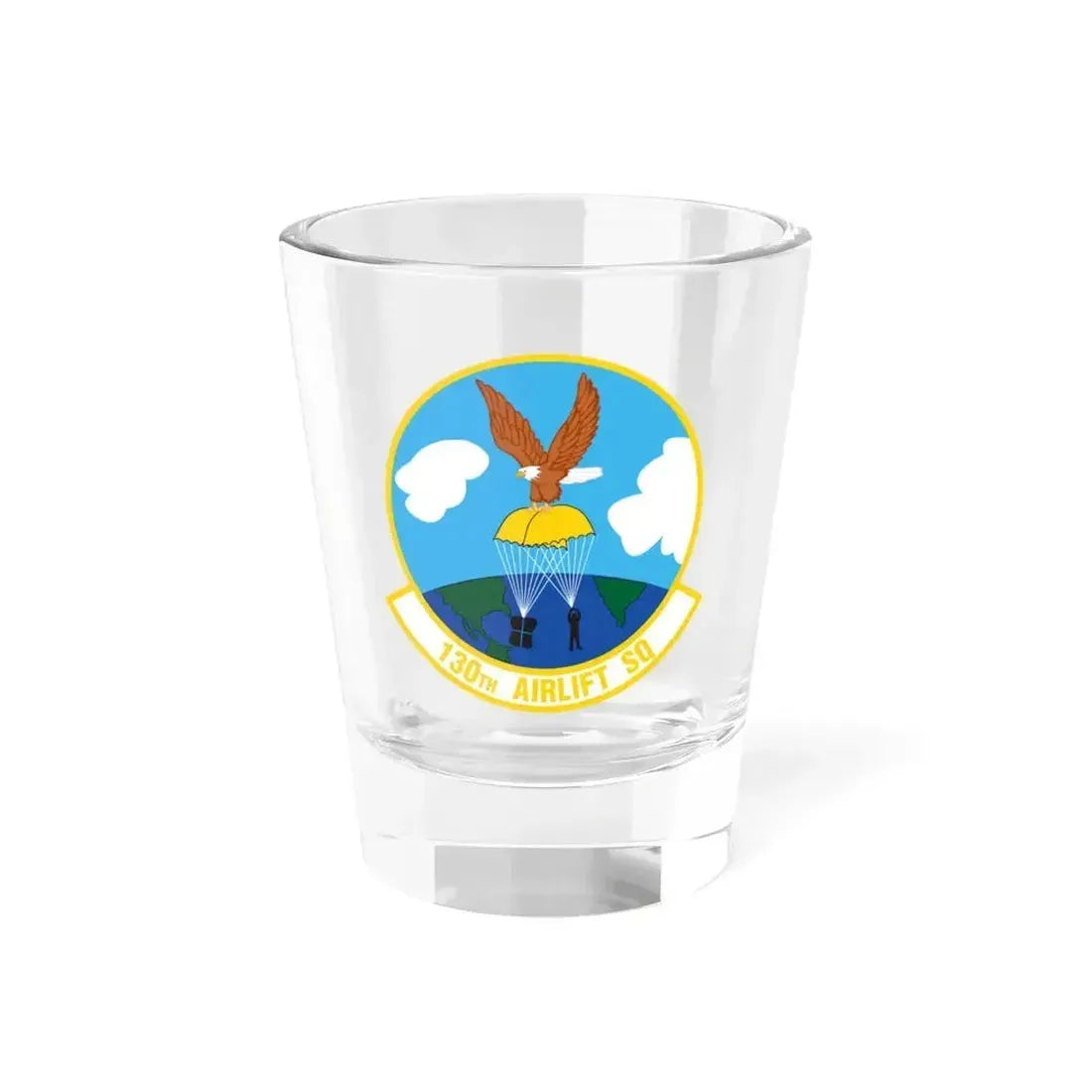 130 Airlift Squadron (U.S. Air Force) Shot Glass 1.5oz 1.5oz - Go Mug Yourself