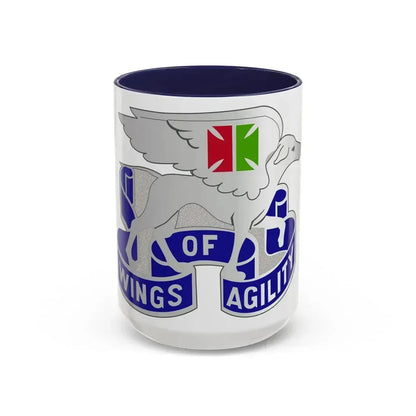 130 Aviation Battalion (U.S. Army) Accent Coffee Mug 15oz Navy - Go Mug Yourself