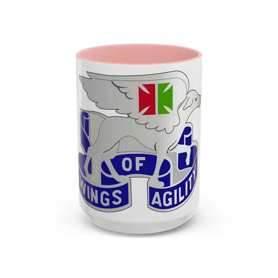 130 Aviation Battalion (U.S. Army) Accent Coffee Mug 15oz Pink - Go Mug Yourself