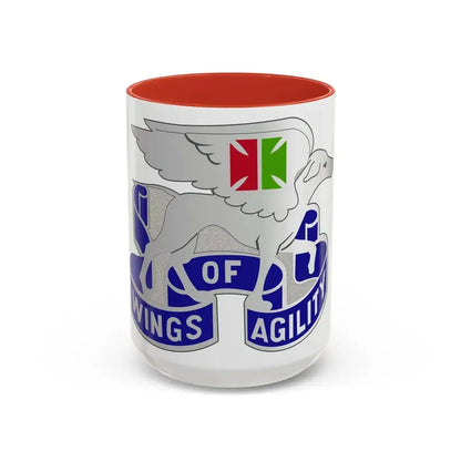 130 Aviation Battalion (U.S. Army) Accent Coffee Mug 15oz Red - Go Mug Yourself