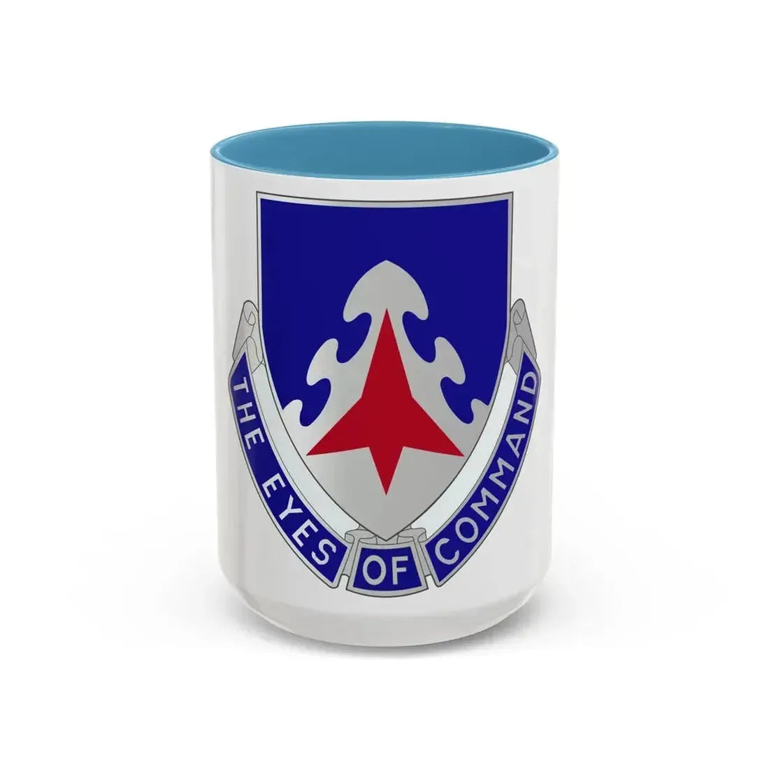 130 Aviation Regiment (U.S. Army) Accent Coffee Mug 15oz Light Blue - Go Mug Yourself