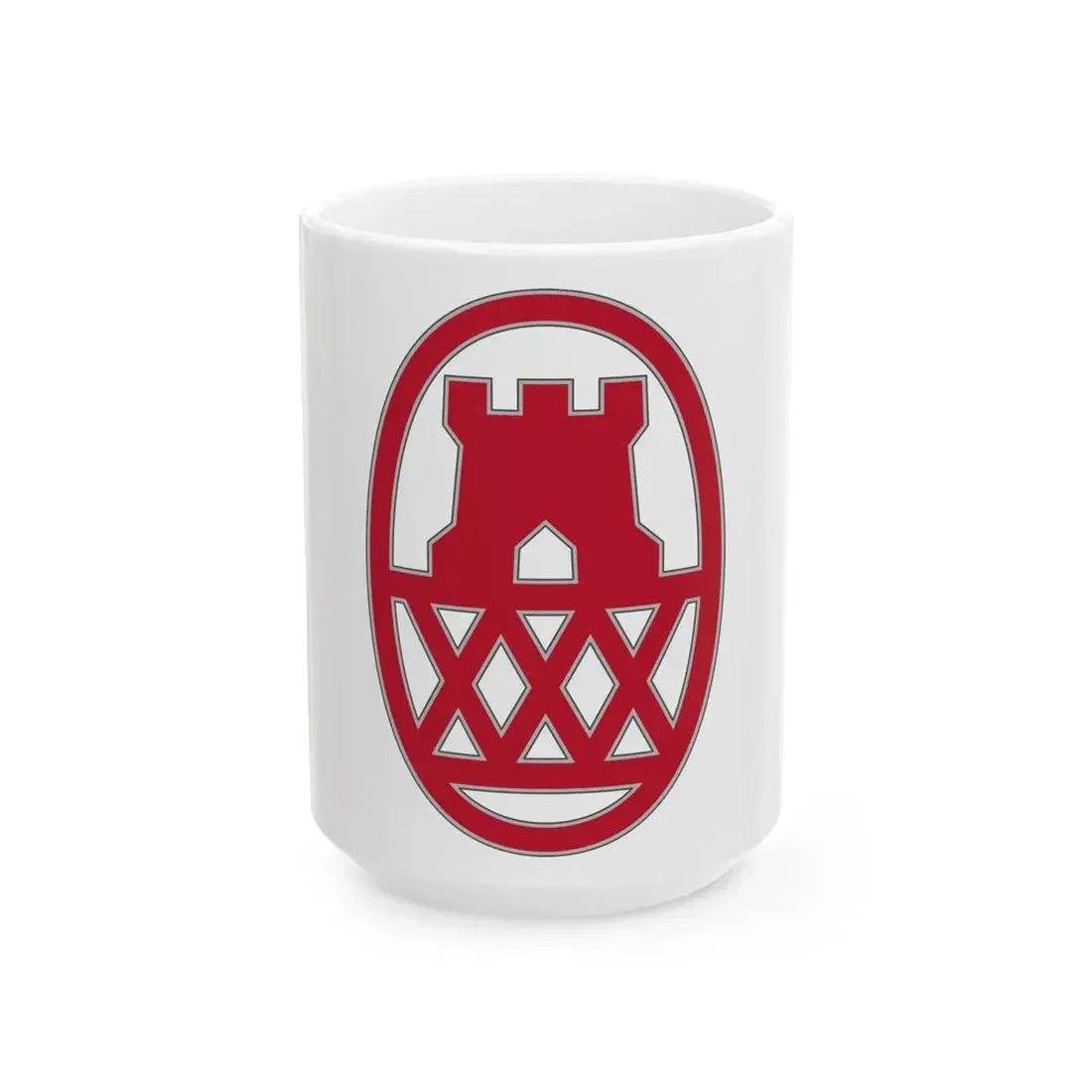 130 Maneuver Enhancement Brigade (U.S. Army) White Coffee Mug 15oz - Go Mug Yourself