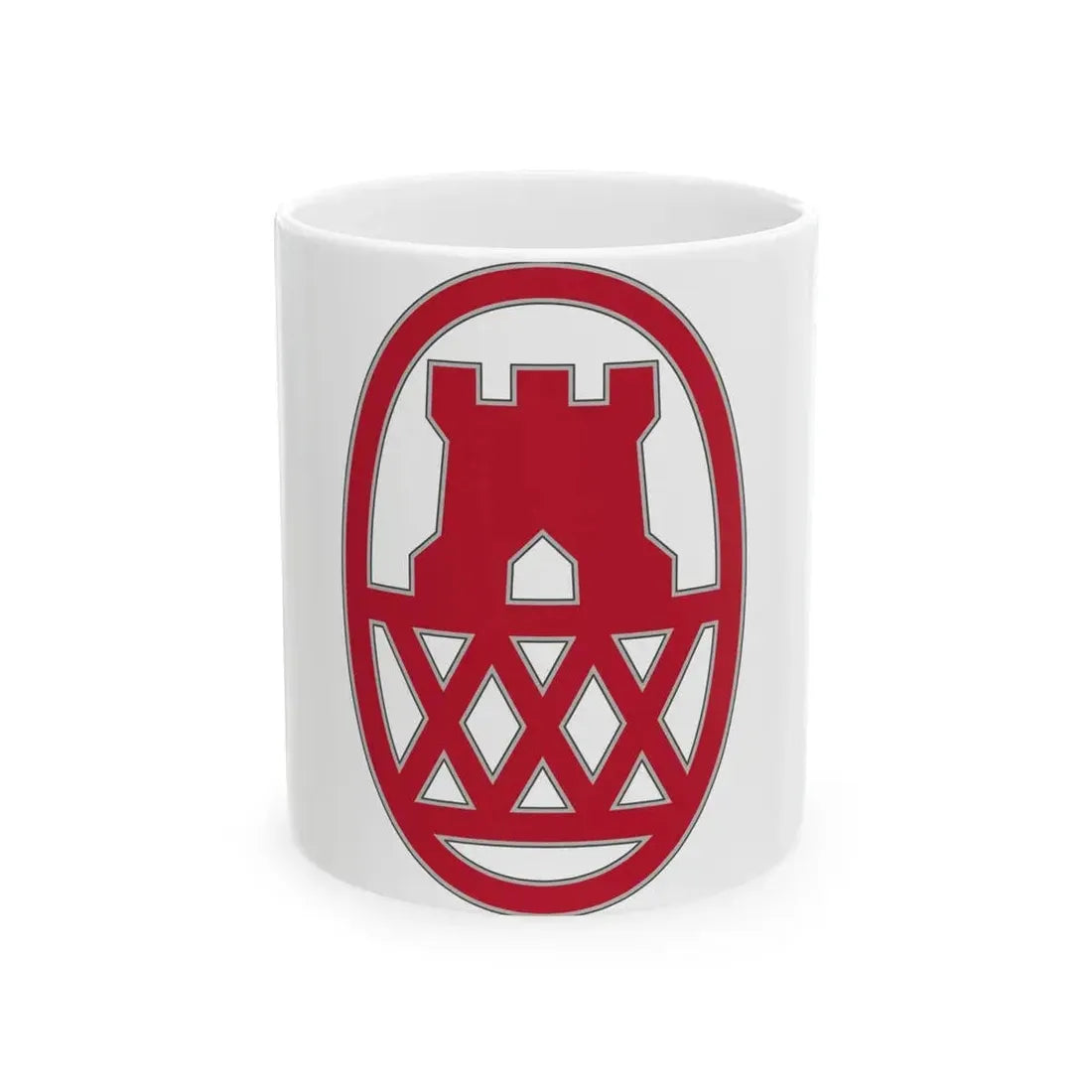 130 Maneuver Enhancement Brigade (U.S. Army) White Coffee Mug - Go Mug Yourself