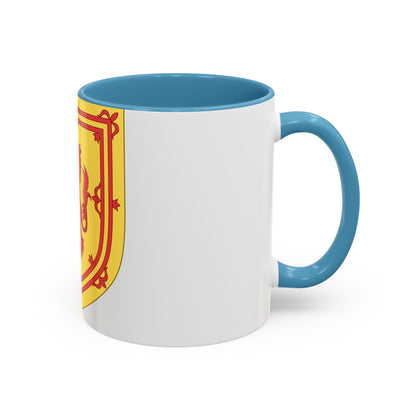 Royal Arms of the Kingdom of Scotland - Accent Coffee Mug