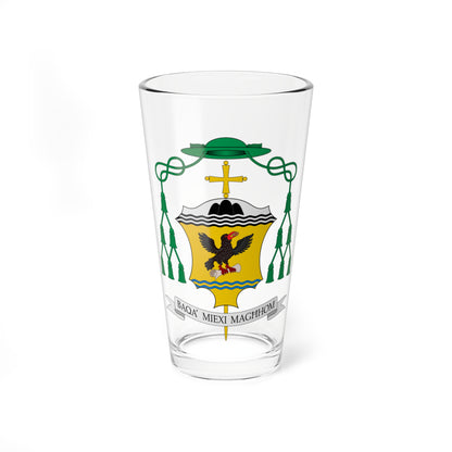 Escudo de Anthony Teuma (Spain) (Coat of Arms) Pint Glass 16oz