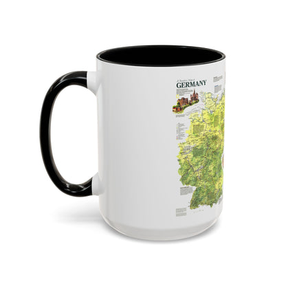 Germany - A Traveller's Map (1991) (Map) Accent Coffee Mug