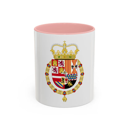 Coat of Arms of Charles II of Spain (1668-1700) - Accent Coffee Mug