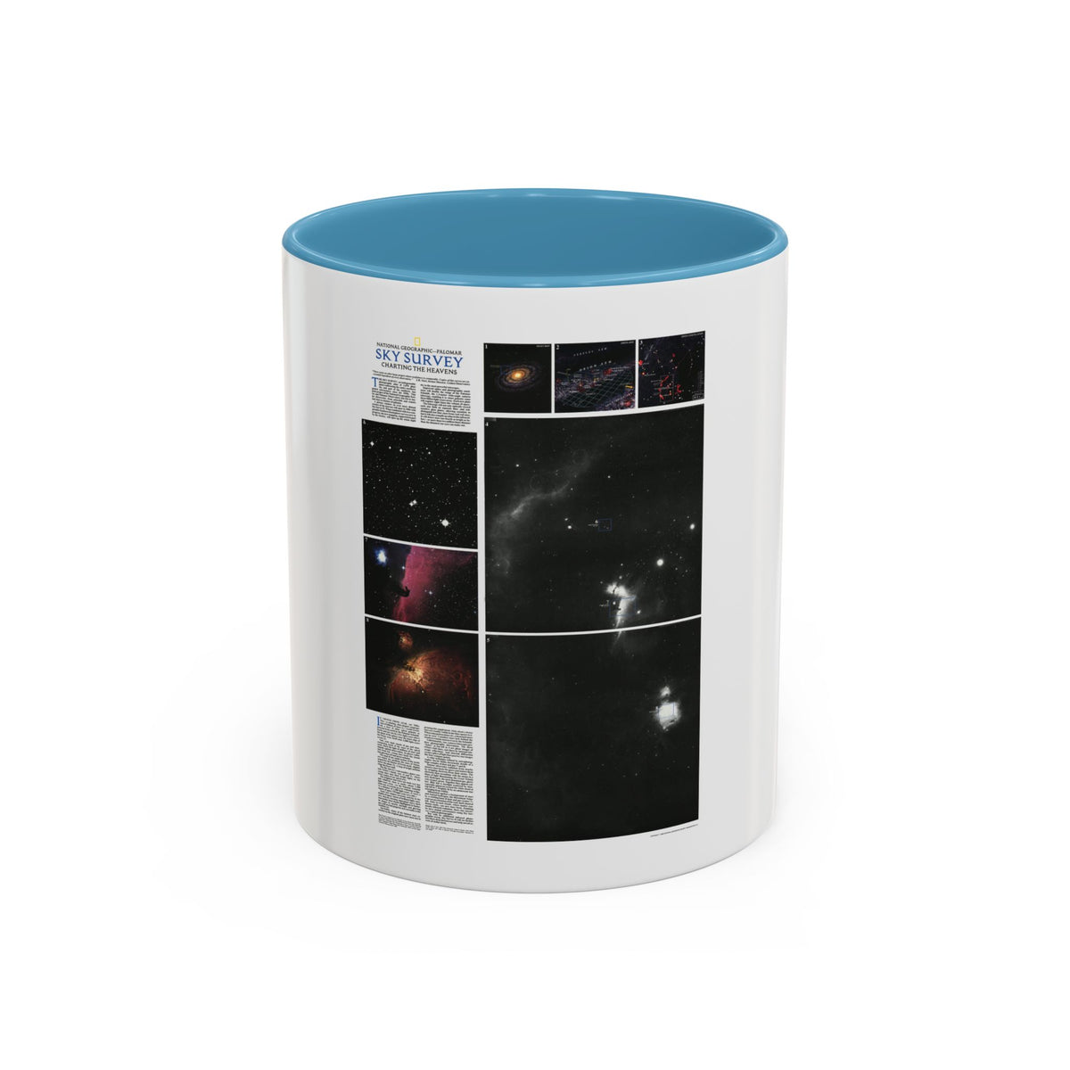 Heavens, The - Palomar Sky Survey (1983) (Map) Accent Coffee Mug