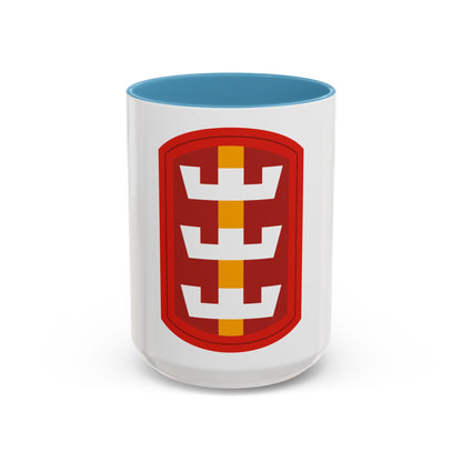 130th Engineer Brigade (U.S. Army) Accent Coffee Mug