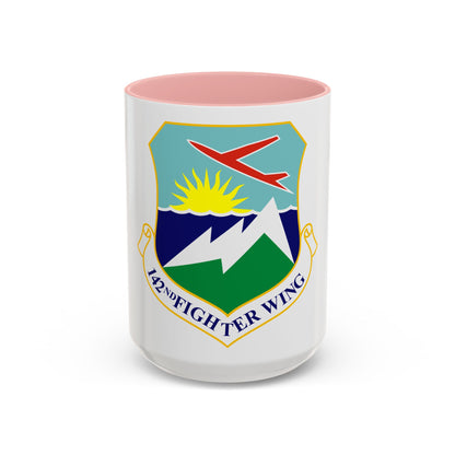 142nd Fighter Wing (U.S. Air Force) Accent Coffee Mug