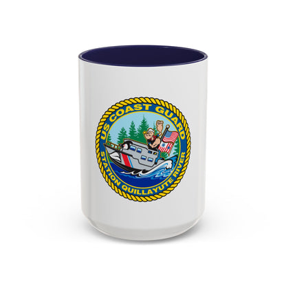 USCGS Quillayute River (U.S. Coast Guard) Accent Coffee Mug