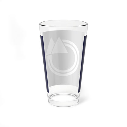 Flag of Hakuba Nagano (Japan) Pint Glass 16oz
