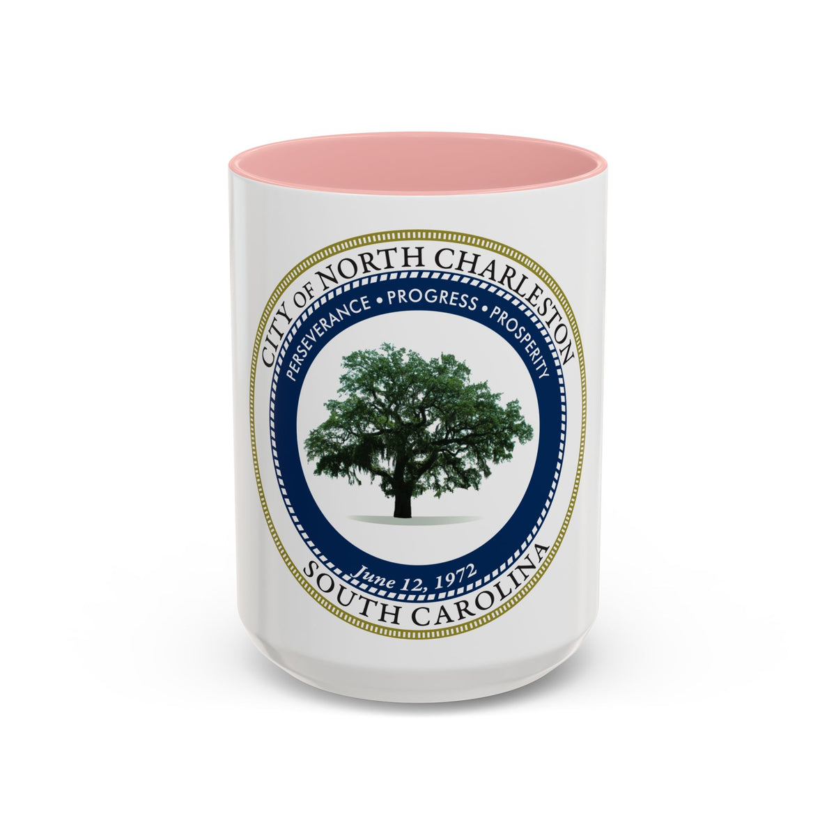 Seal of North Charleston South Carolina - Accent Coffee Mug