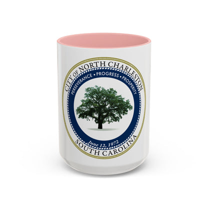 Seal of North Charleston South Carolina - Accent Coffee Mug