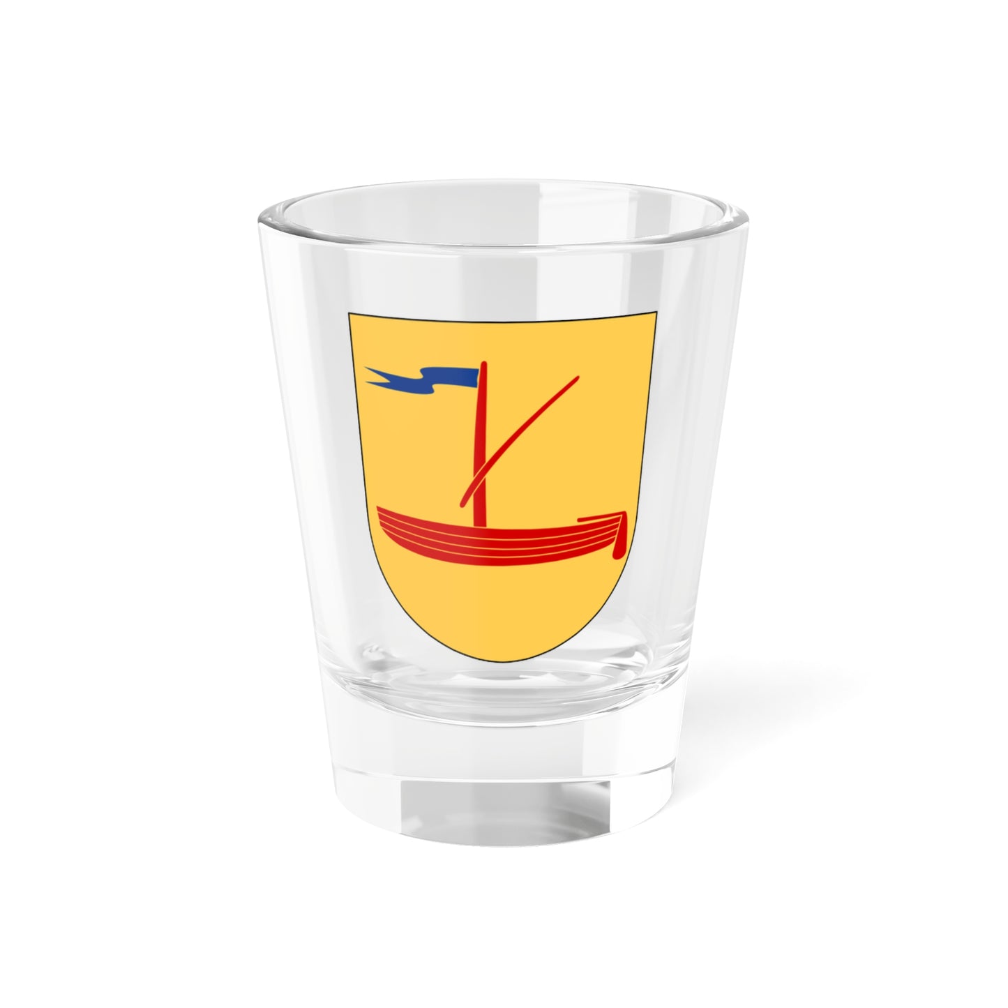 Hässjö-vapen (Sweden) (Coat of Arms) Shot Glass 1.5oz