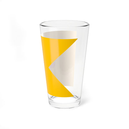 Flag of superior commander of the Navy of Manchukuo (China) Pint Glass 16oz