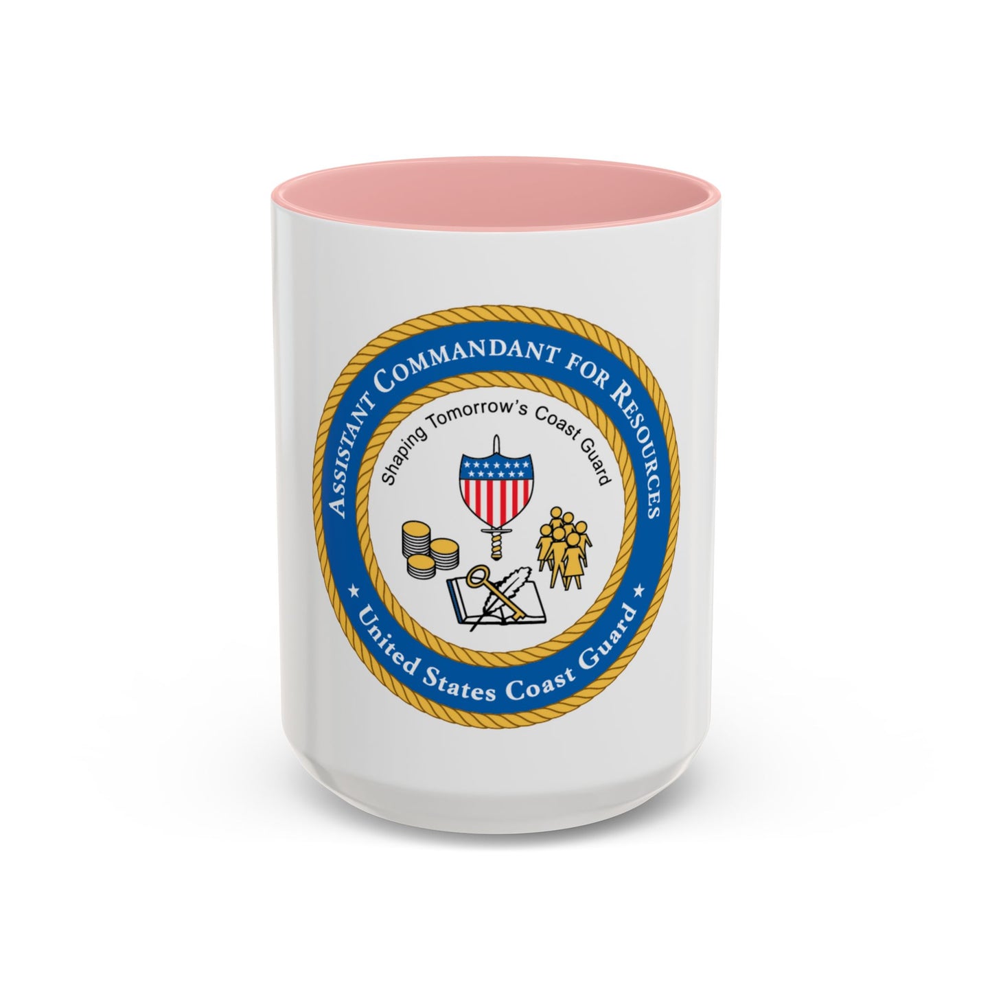 USCG Asst Commandant for Resources (U.S. Coast Guard) Accent Coffee Mug