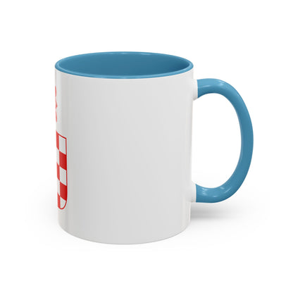 Coat of arms of the Independent State of Croatia - Accent Coffee Mug