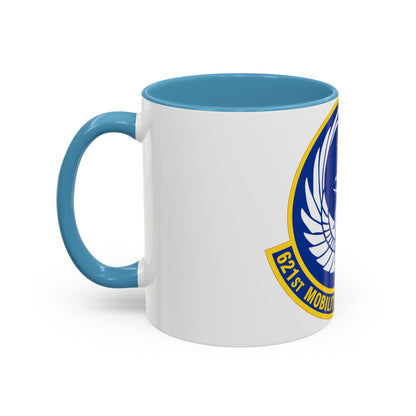 621 Mobility Support Operations Squadron AMC (U.S. Air Force) Accent Coffee Mug