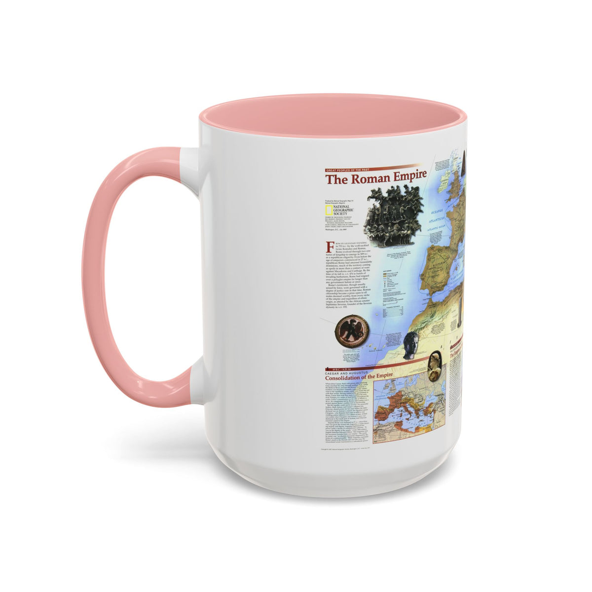 Roman Empire (1997) (Map) Accent Coffee Mug