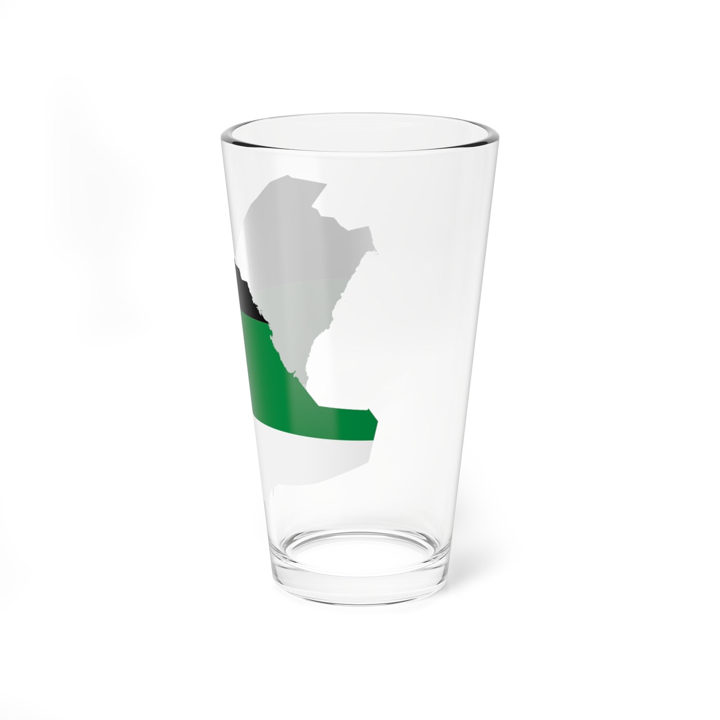 Flag map of Arabia (Saudi Arabia) Pint Glass 16oz