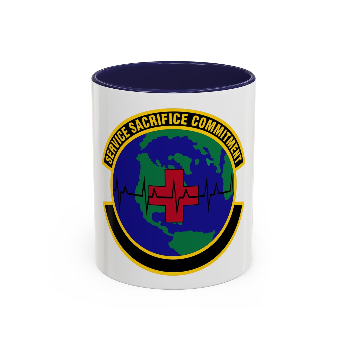 28 Operational Medical Readiness Squadron AFGSC (U.S. Air Force) Accent Coffee Mug