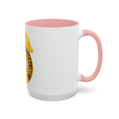 424 Medical Battalion (U.S. Army) Accent Coffee Mug