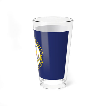 Flag of Panama Canal Zone (Panama) Pint Glass 16oz