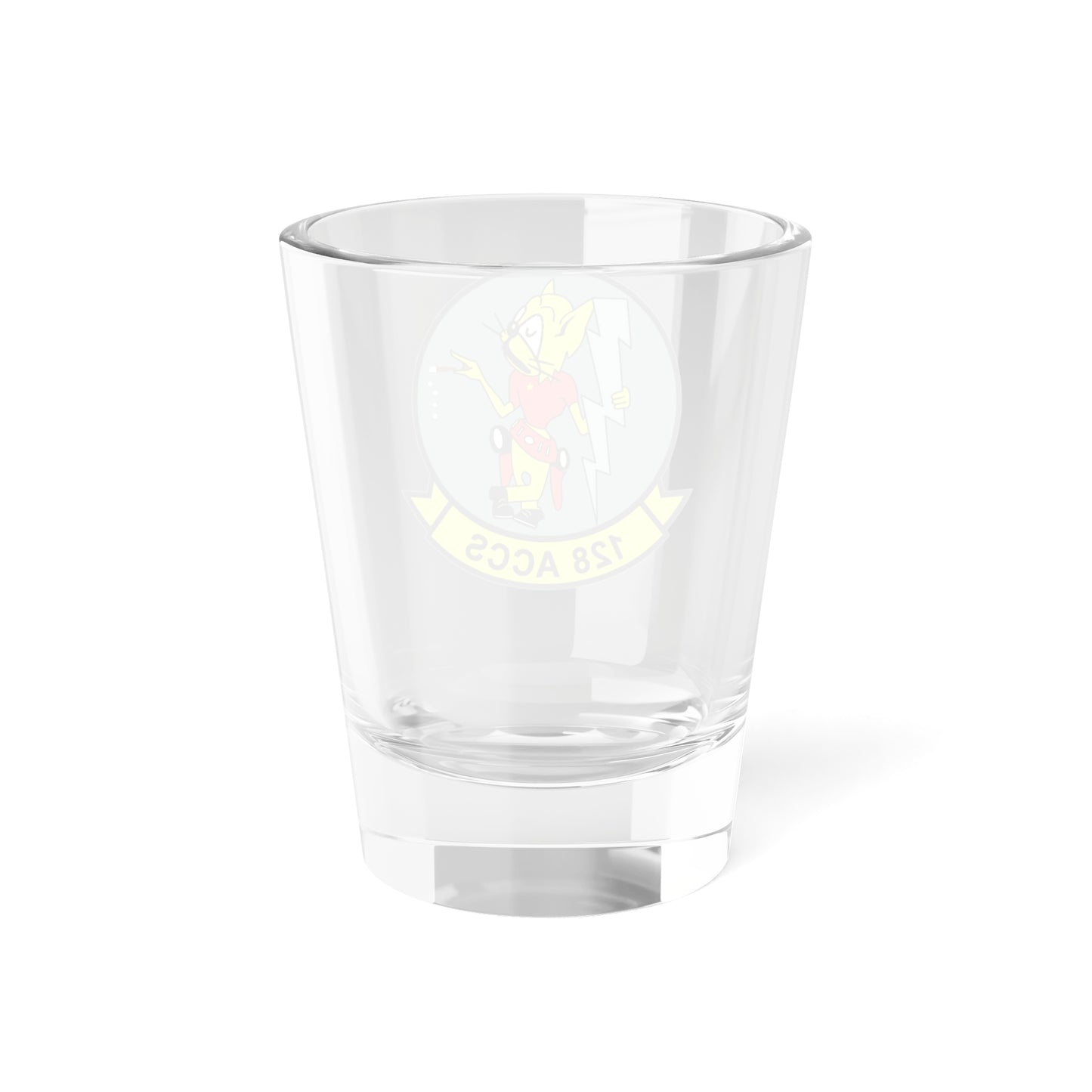 128 ACCS (U.S. Air Force) Shot Glass 1.5oz