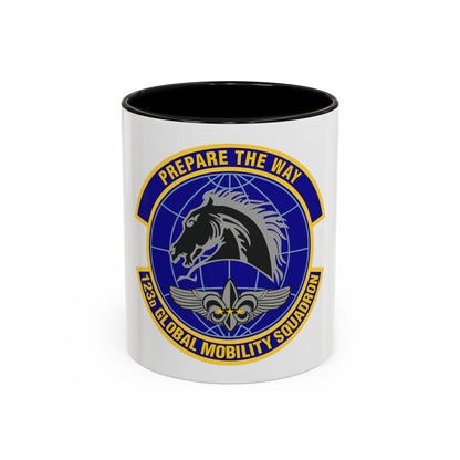 123d Global Mobility Squadron (U.S. Air Force) Accent Coffee Mug