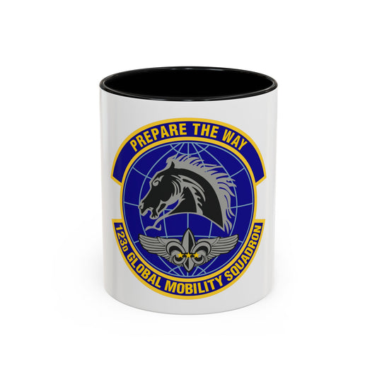 123d Global Mobility Squadron (U.S. Air Force) Accent Coffee Mug