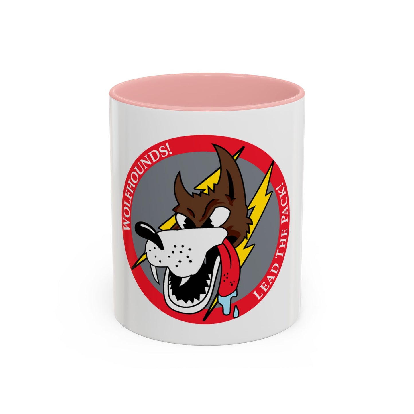 Red Wolfhound Patch (U.S. Air Force) Accent Coffee Mug