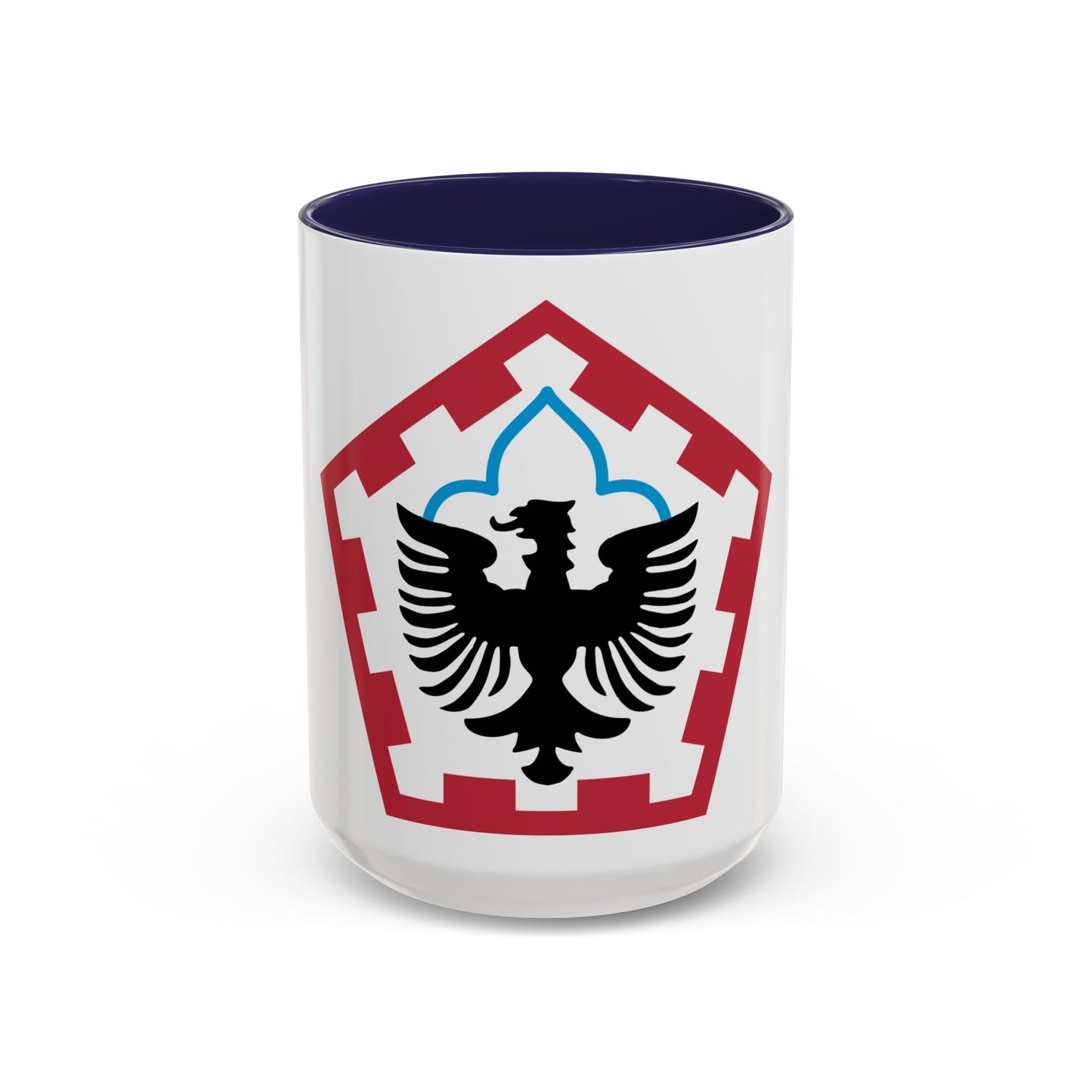555th Engineer Brigade (U.S. Army) Accent Coffee Mug